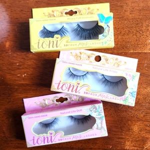 BNIB》ioni 100% Handmade 3D Faux Mink Lashes (3/$15)